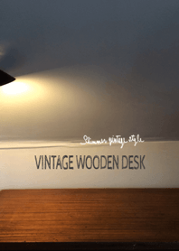 VINTAGE WOODEN DESK