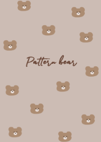 pattern bear (beige)