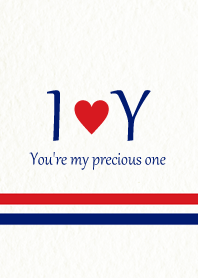 I&Y イニシャル -Red & Blue-