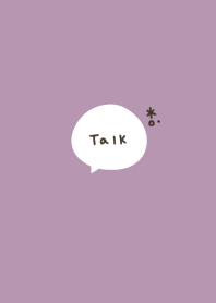 Purple and cute handwritten simple.