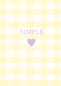 SIMPLE HEART:)check purpleyellow