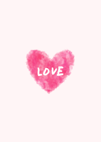 LOVE heart- watercolor-