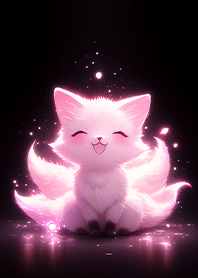 Peach Blossom Nine-Tailed Fox_Pink