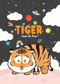Fat Tiger Kawaii Black
