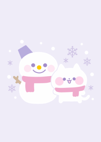 simple winter cat theme 2