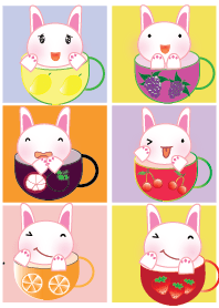 Simple cute rabbit theme v.2 (JP)