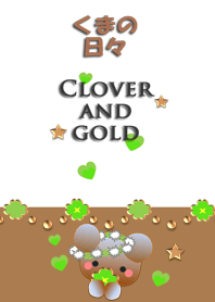 Bear daily<Clover and gold>