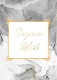 ゴージャスなマーブル　シンプルグレー