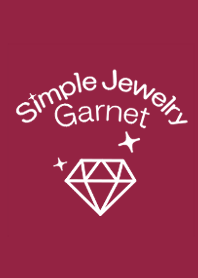 Simple Jewelry - Garnet -