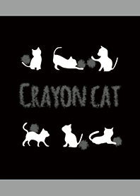 Black & Gray 2 / Crayon Cat