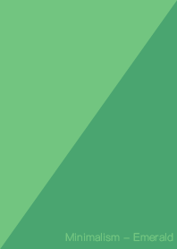 Minimalism - Emerald