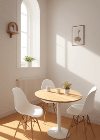 Seaside starry sky coconut trees f4f5D8