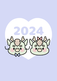 祝賀新年　黃道十二宮 龙 -2024- 45