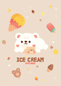 Teddy Bear Ice Cream Lovely