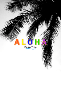 monochrome palm ALOHA 14