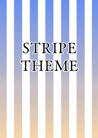 GRADATION STRIPE-BLUE-WHITEj