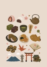 和菓子與茶時光