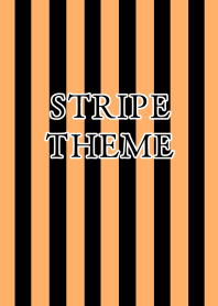 STRIPE THEME-BLACK&ORANGE
