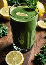Kale and lemon smoothie-I like drinkj
