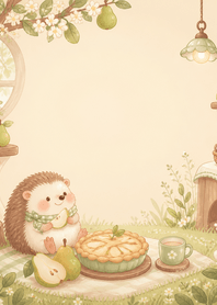 Lime Hedgehog Pear Pie Meadow