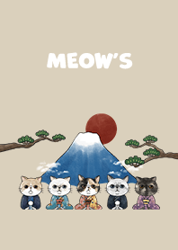 meow's new year / sand