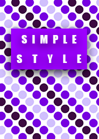 Dot purple simple style