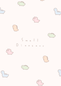 .小さな恐竜. ベージュパステル
