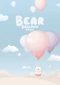 cute bear in balloon park