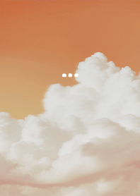 Cloud V -  Light Orange