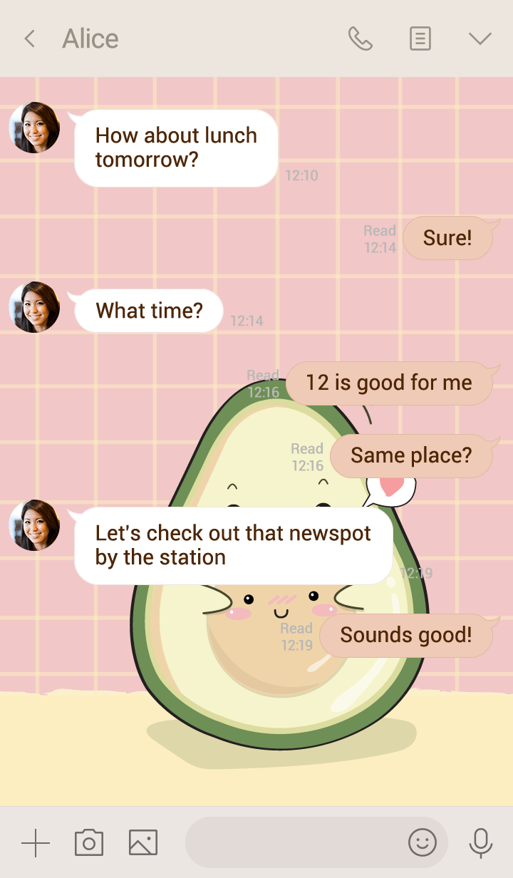 Avocado my love (ver.pink)
