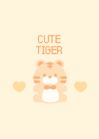 Cute Tiger simple2 orange