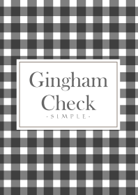 Gingham Check-Black 4