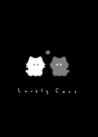 小さな白黒ねこ。ブラック