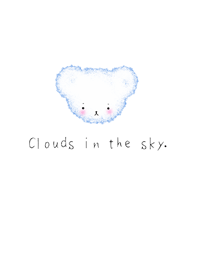 Cloud Bear - Black on White
