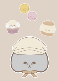 シルバートイプー 洋菓子[Beige-Yellow]