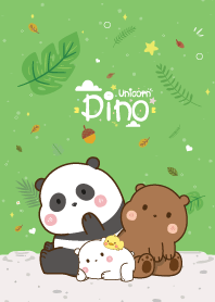 3Bear&Duck Cute Forest Leaf Pretty