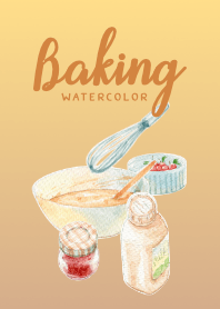 Baking by watercolor