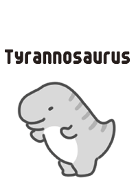 Monochrome tyrannosaurus theme