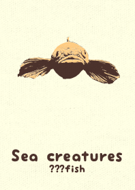 Sea crt ?fish Golden cone