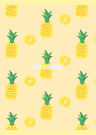 pineapple festival on light yellow