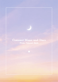 Crescent moon and stars #63
