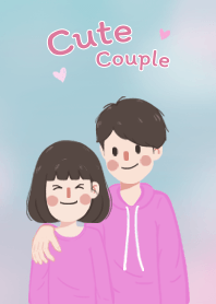 Cute Couple : Pink and Blue
