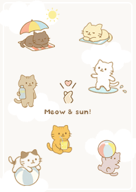 beige Enjoying summer, meow!02_2