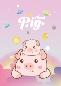 เจ้าหมูน้อย เมฆสีลาเวนเดอร์