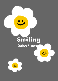 Smiling Daisy Flower  - B&W+ 03