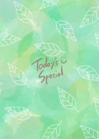 Many leaves Light green3 from Japan