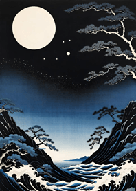 Ukiyo-e Mountains, Seas F95254