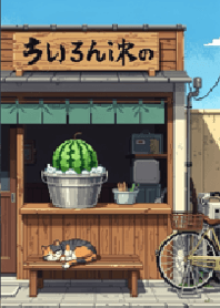 Chilled watermelon in the summer - Pixel
