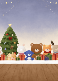 Teddy bear on Christmas Day 2_55