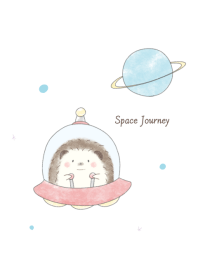 Hedgehog and Space -white-